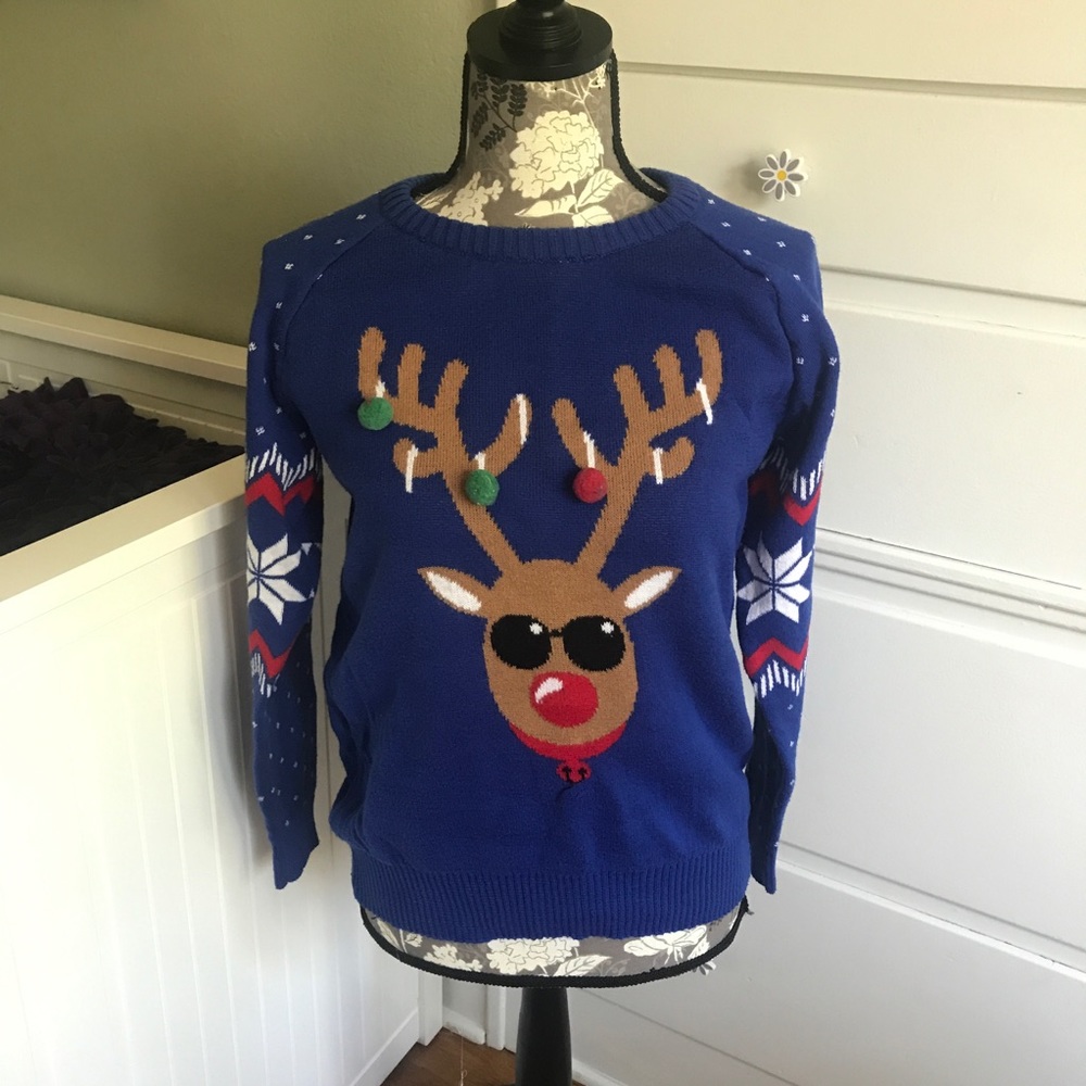 Funky Reindeer Christmas Sweater!